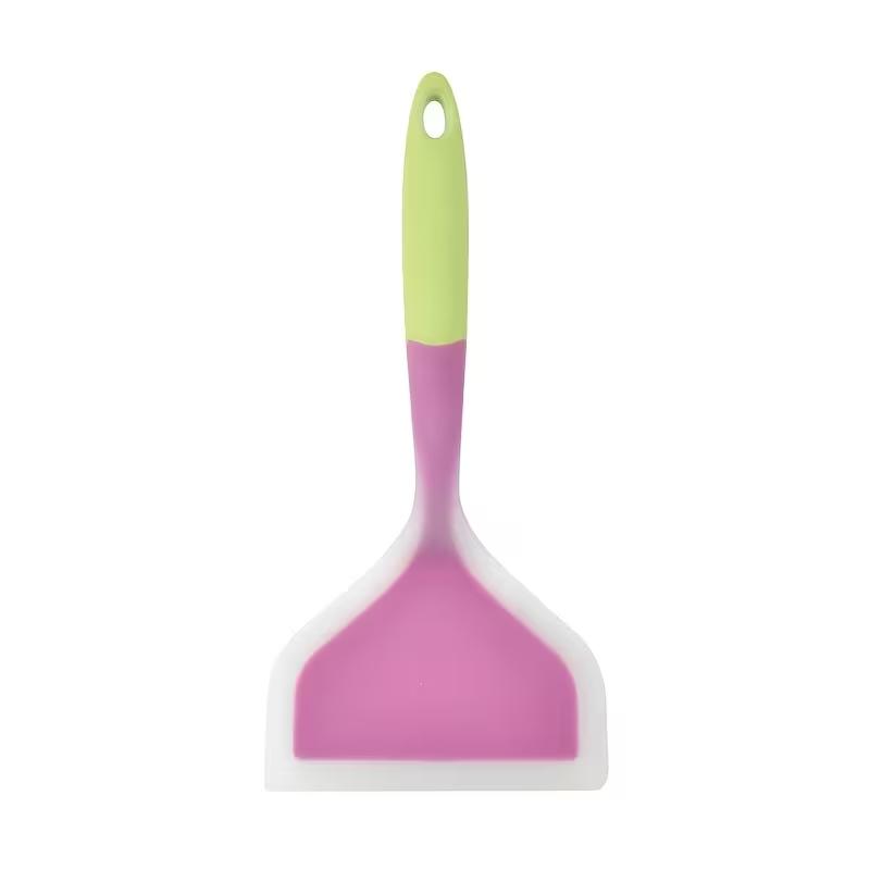 Silicone Spatula Cooking Utensils Beef Meat Egg Kitchen Scraper Wide Pizza Cooking Tools Shovel High Temperature Resistant Non-stick Spatula
