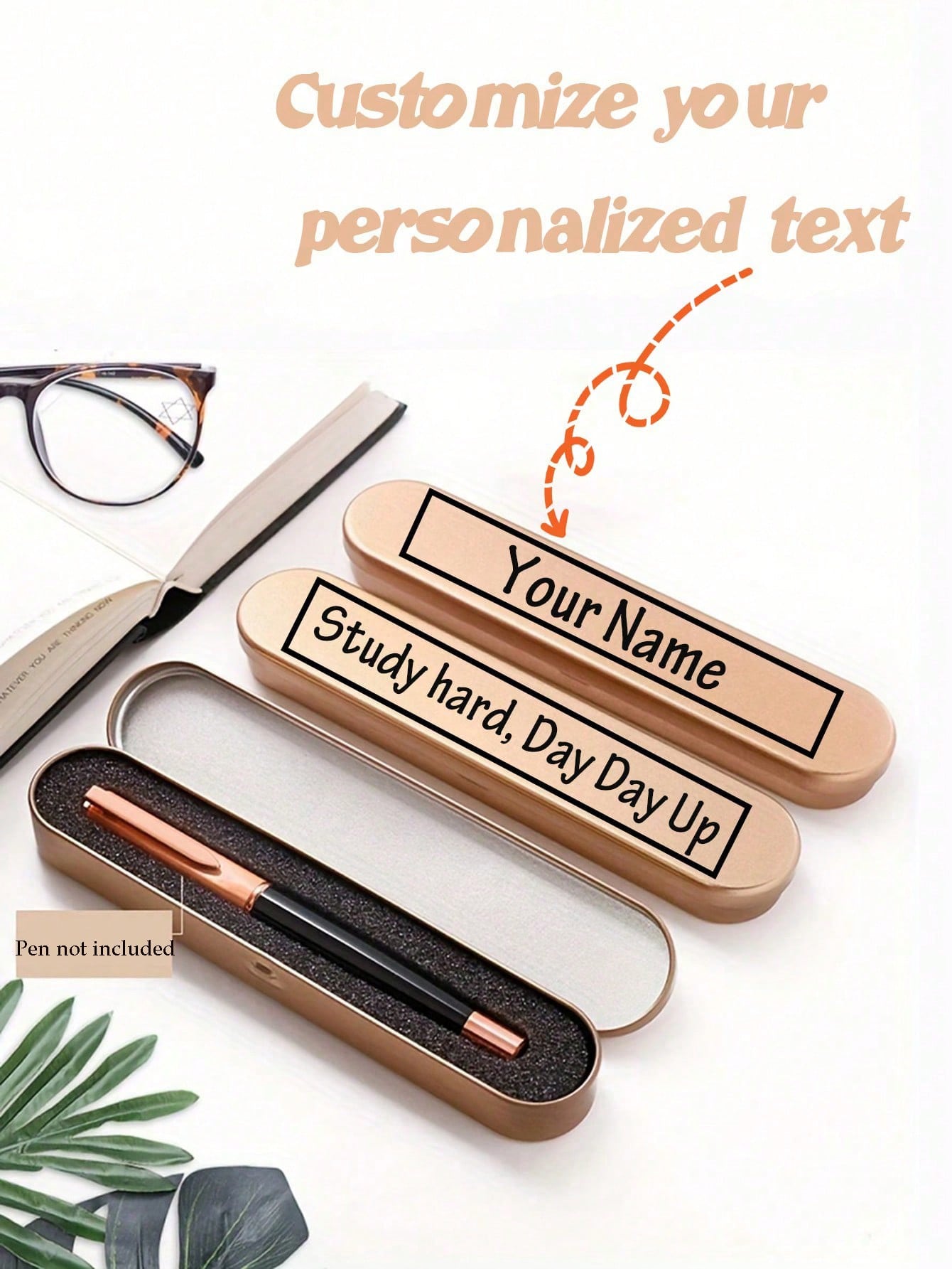

Custom Carved 1 Piece Portable Iron Pencil Case - Compact And Stylish Student Pencil Case That Is Easy To Carry And