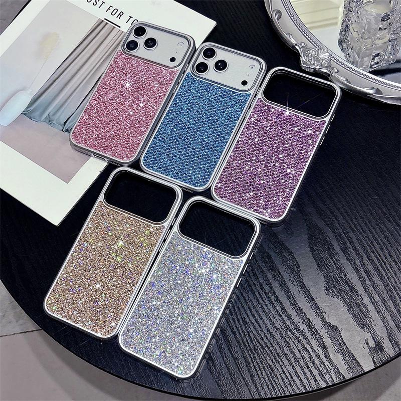 Glitter Rhombus Sequin Drop-Proof Case for Apple iPhone 13-17 Pro Max