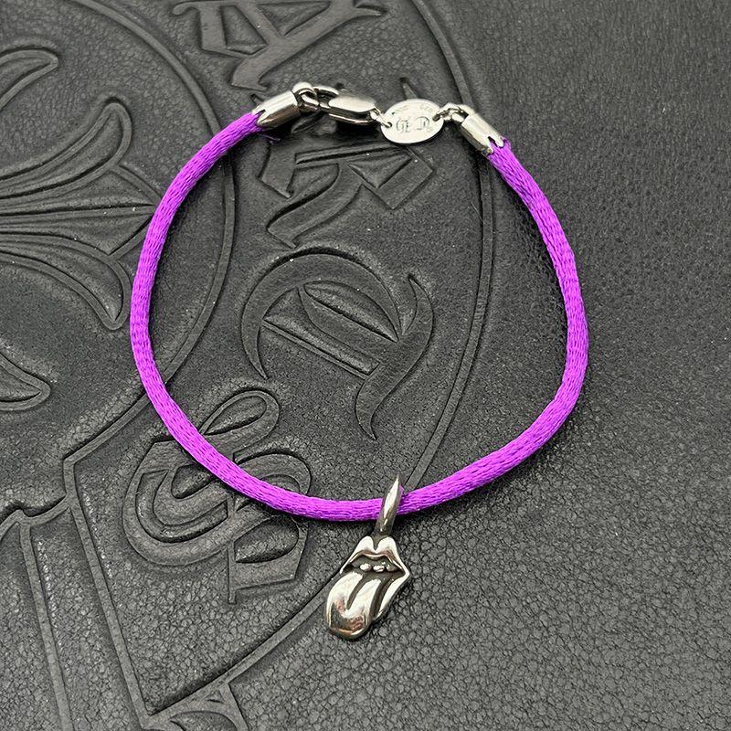 

Экстремальный Классический Перекрестный Ремень для Ношения Подвеска Флер-де-Лис Счастливый Красный Веревочный Браслет На ногу Пара Год Рождения 17cm Purple Big Tongue Hand Rope