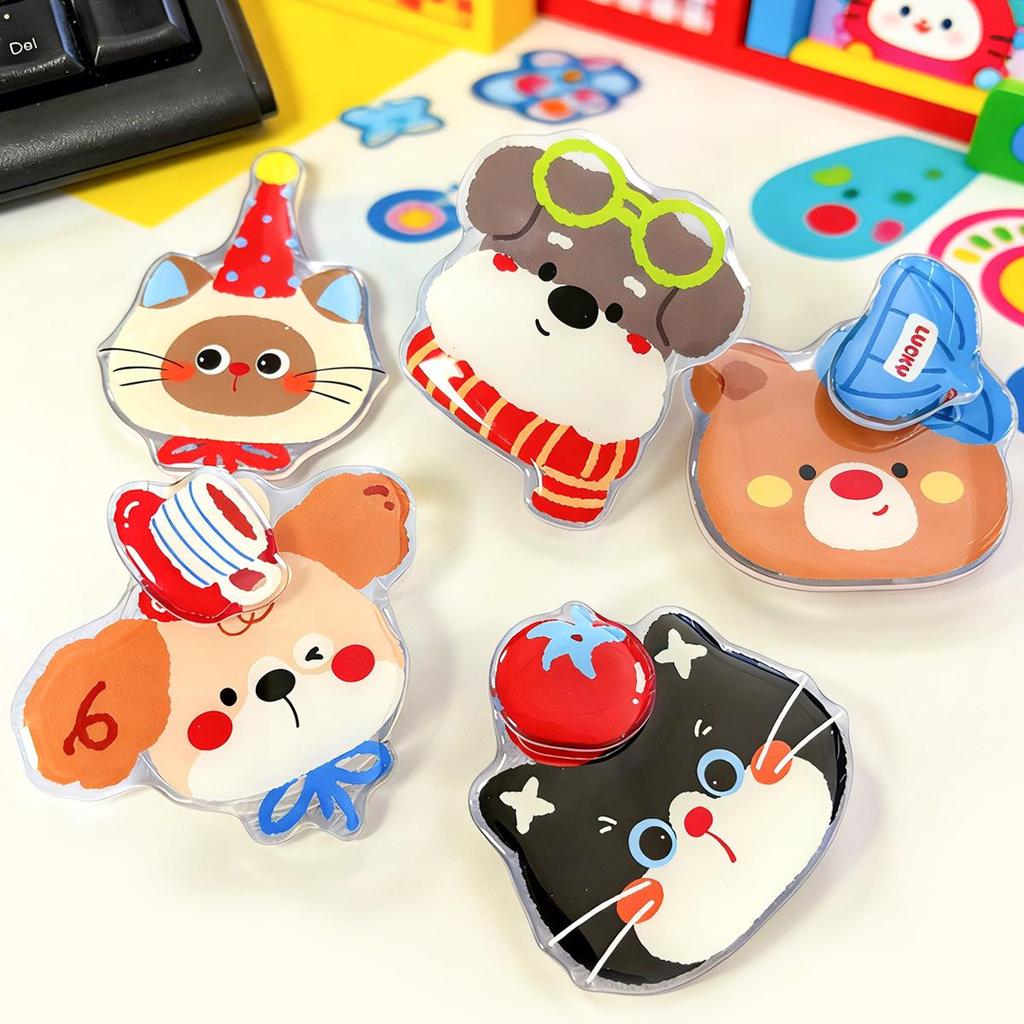Korean Style Cartoon Animal Airbag Phone Grip & Stand
