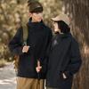 Korean Style Men's Loose Fit Outdoor Suit: 3-in-1 Winter Windbreaker