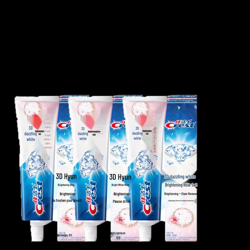 Crest 3D White Rose Salt Whitening Toothpaste (3-Pack)
