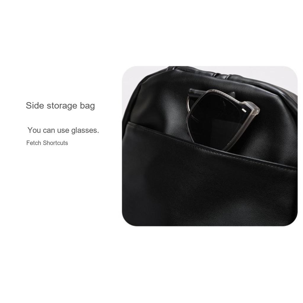 Travel Bag Unisex PU Large Capacity Adjustable Strap Travel Gym