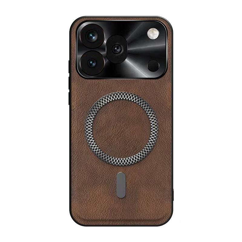 For Honor 600 400 300 200 Pro 300Ultra High End Leather Metal Magnetic Ring Phone Case
