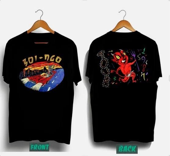 Boingo Oingo 1987 T-Shirt Tour Concert New Sided Vintage Gift Double Size Unisex S