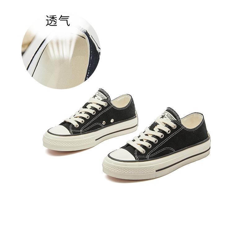 

Wula grass овчины утепленные парусиновые туфли женские весна 2025 новые туфли на плоской подошве белые женские туфли Hugh и внутренняя овчина женские туфли 35 чёрный