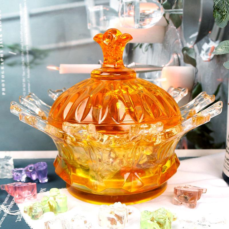 Silikonform Krona Förvaringslåda Epoxiform Smyckesförvaring Hartsform Manuell DIY-form