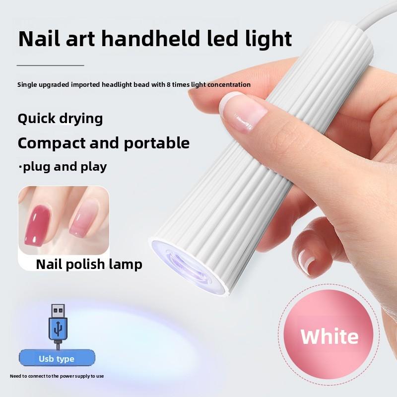 Tragbare und schnelltrocknende Nailart-Einlinienlampe, Tragbare Nagelhärtungs-Lichttherapie-Backlampe, Mini-Beleuchtungslampe, Schnelltrocknende Lampe