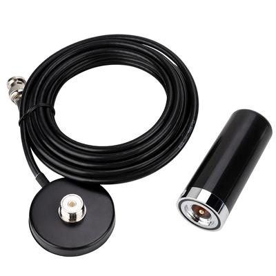 VehicleCar Mobile Radio VHFUHF Dual Band Antenna BNC Male Connector Magnetic Base Mount