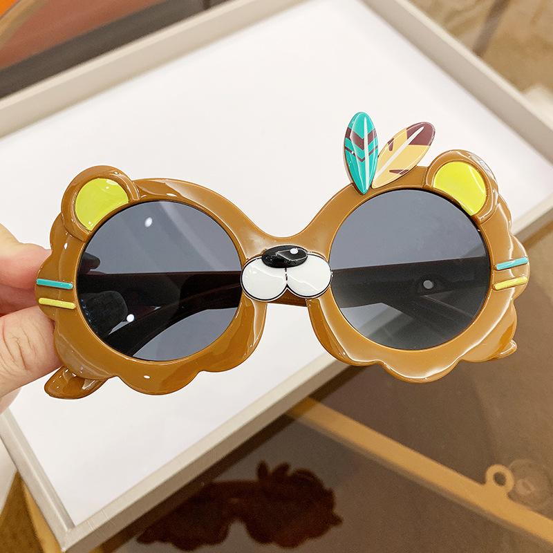 New Round Cute Kids Sunglasses For Boy Girls Toddler Lovely Baby Sun Glasses Children Protection Eyewear Uv400