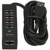BUFFALO Beide USB-Hubs Beide USB-Anschlüsse übernehmen USB 2.0-Hub 5-Port-Typ Schwarz BSH5UD20BK