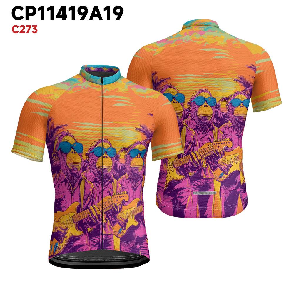 

Мужская летняя хип-хоп велосипедная майка с граффити - быстросохнущая с коротким рукавом, топ для шоссейного велосипеда, стиль 2025 M