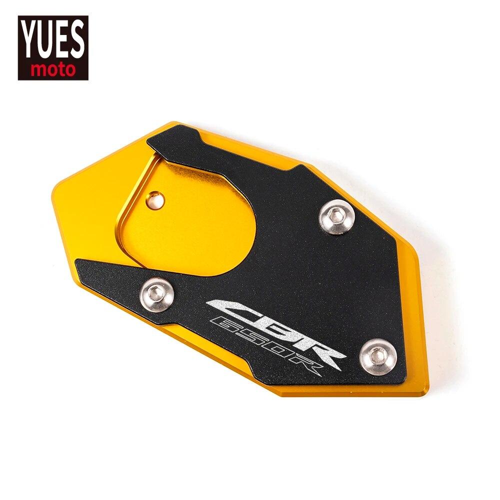 Motorcycle Accessorie CNC Aluminum Side Stand Pad Enlargement Plate Kickstand Extension for HONDA CBR650R CB650R