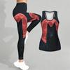 Fierce Wolves  Pattern Print Yoga Outfit for Women Fashion Workout Leggings Fitness Sports Casual Yoga Set Sports Suit