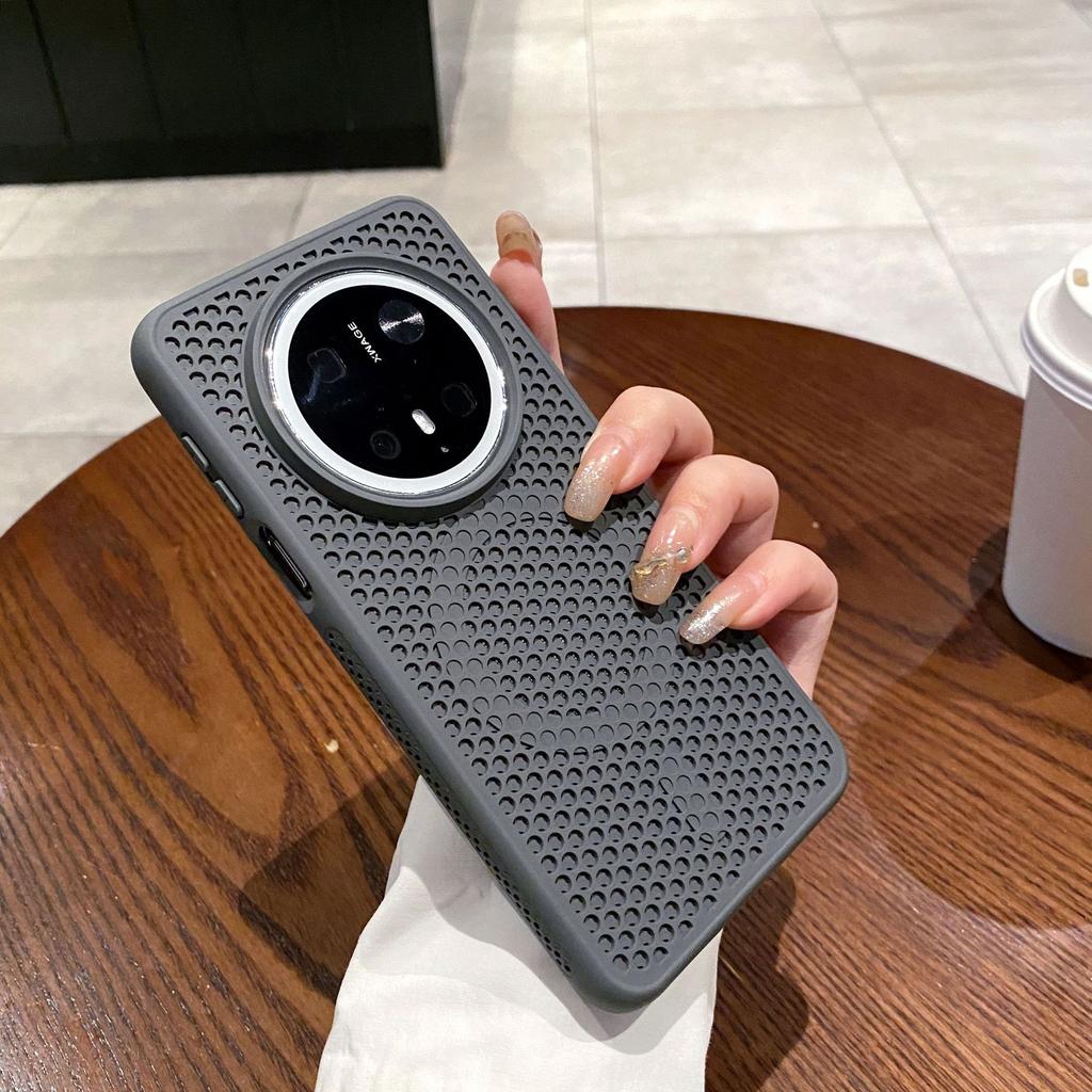 Huawei Mate81Pro Summer Heat Dissipation Magnetic Mobile Phone Case Pura81 Honeycomb Hollow Anti-drop Protective Case