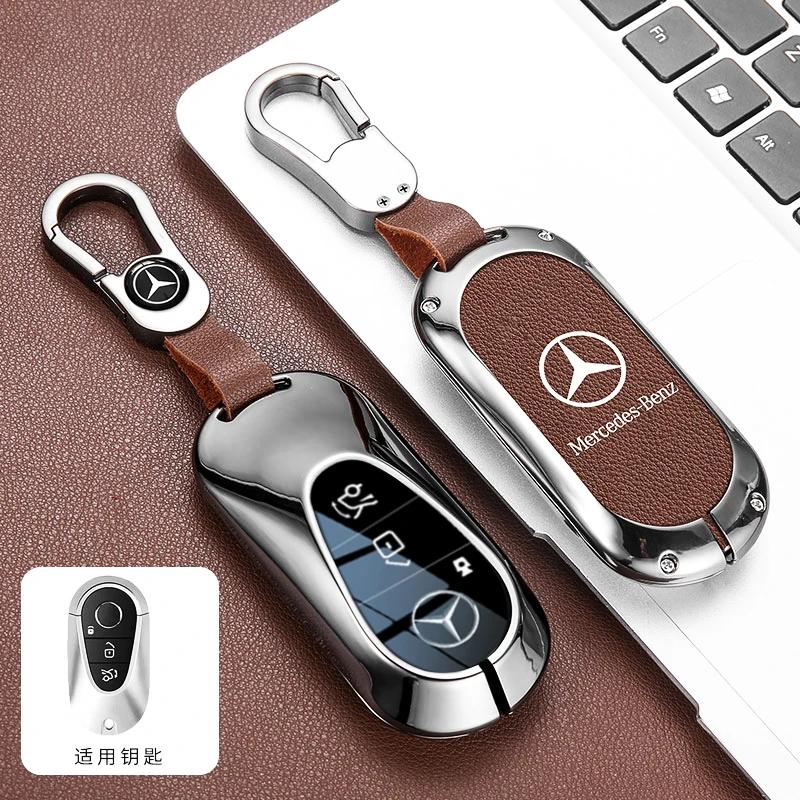 SUG2   Car Key Case Cover Shell For Mercedes Benz C E S Class GLC W206 W223 W214 E300 C260 C300 S450 S500 S400 Fob Accessories