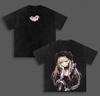 Gothic Anime Marin T Shirt My Dress‑Up Darling Vintage Washed T-shirt Men Women Clothing Oversized 100% Cotton Tee Streetwear