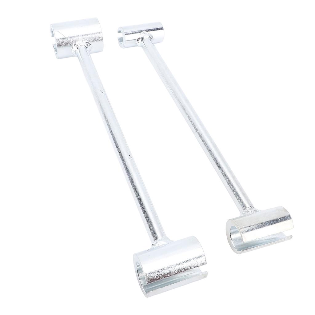 2 Peças Chave de Ajuste de Folga de Dobradiça Ajuste de Porta Aço Carbono Soldado Cabeça Dupla Ajustável