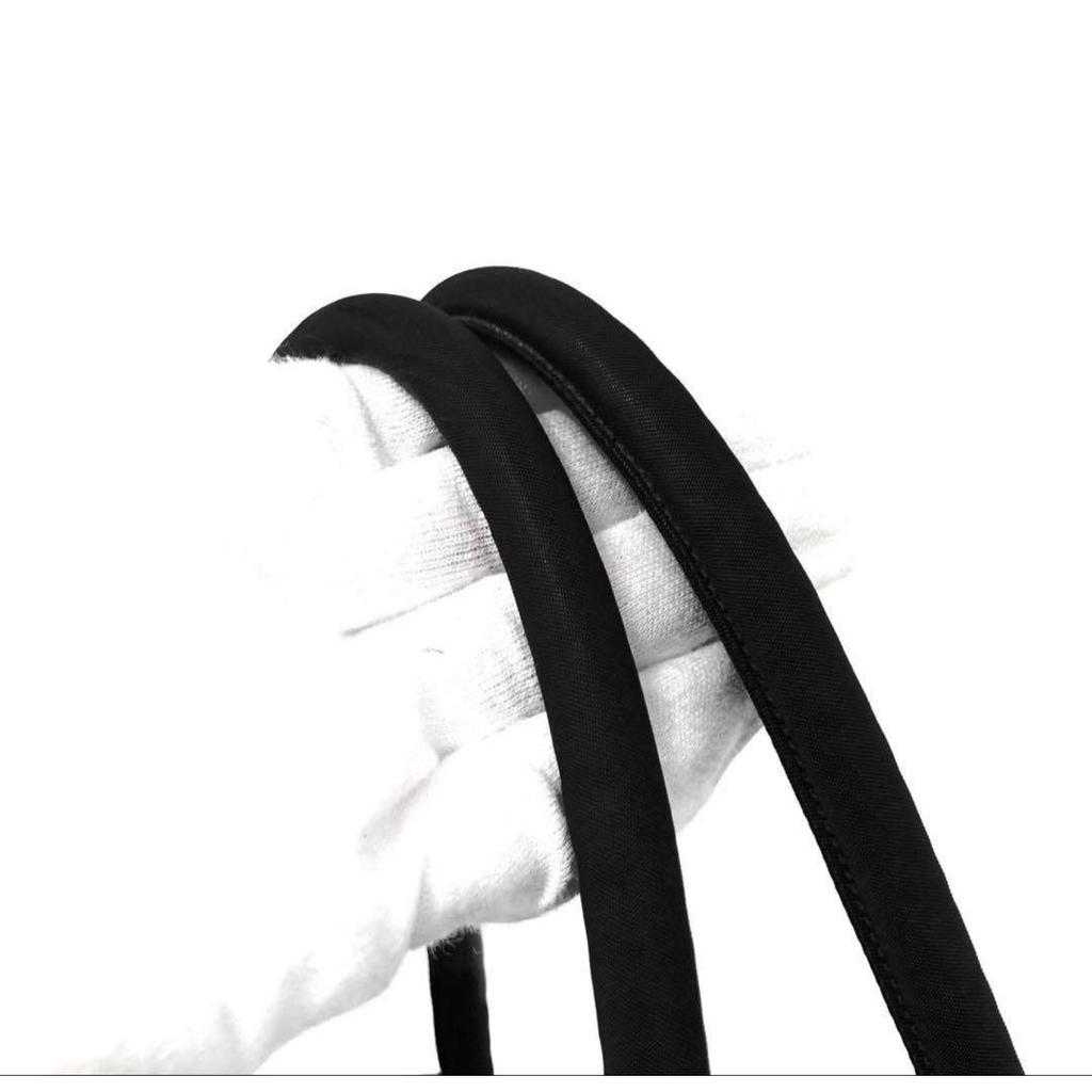 PRADA nylon tote bag black triangle logo