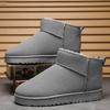 Large Size Platform Cotton Shoes Solid Color Comfortable Soft Warm Snow Boots