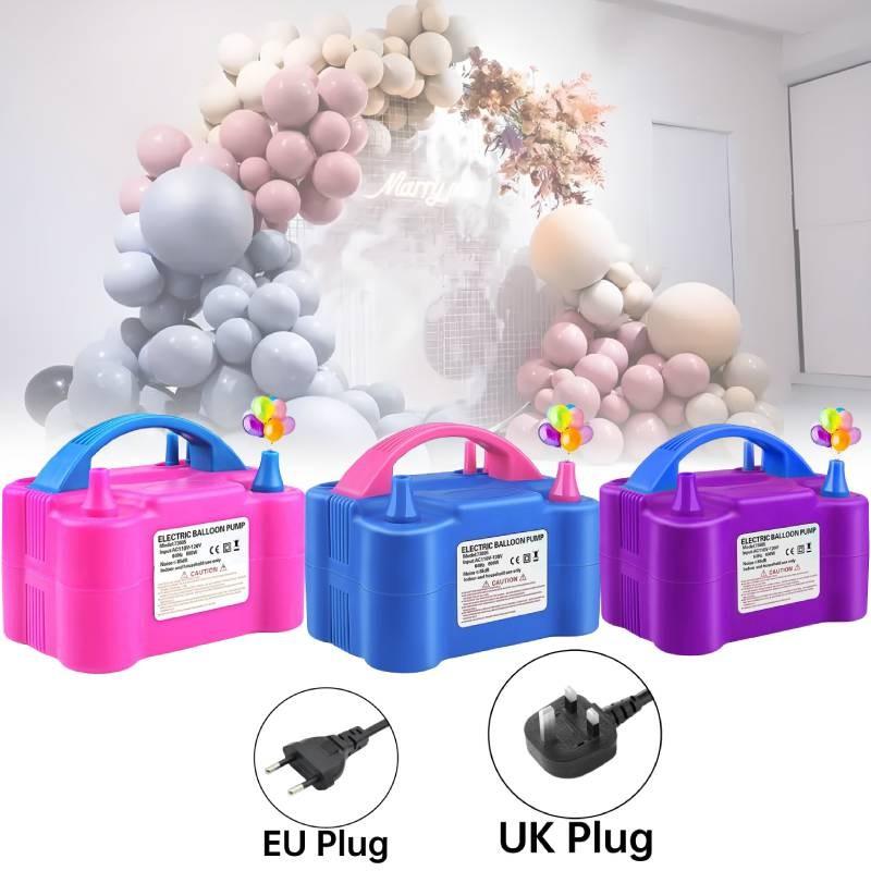 Electric Balloon Inflator Pumps Dual Nozzle Partys Air Blower Supplies Xmas