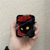 Cool Dark Funny Cat Cases for Apple AirPods 4 Black Wireless Bluetooth Earphone Case for Airpods 1 2 3 Pro 2 Protective Cover