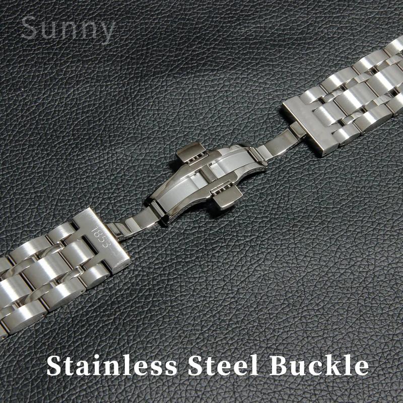 Solid Stainless Steel Watch Band for Tissot 1853 Couturier Men's T035 Strap T035627 T035617 T035407a Steel Strap 22 23 24mm