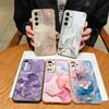 Colored Marble Patterned Phone Case For Samsung Galaxy S26 S25 S24 S23 Ultra S22 Plus S25 FE Edge Soft TPU Leather Texture Cover