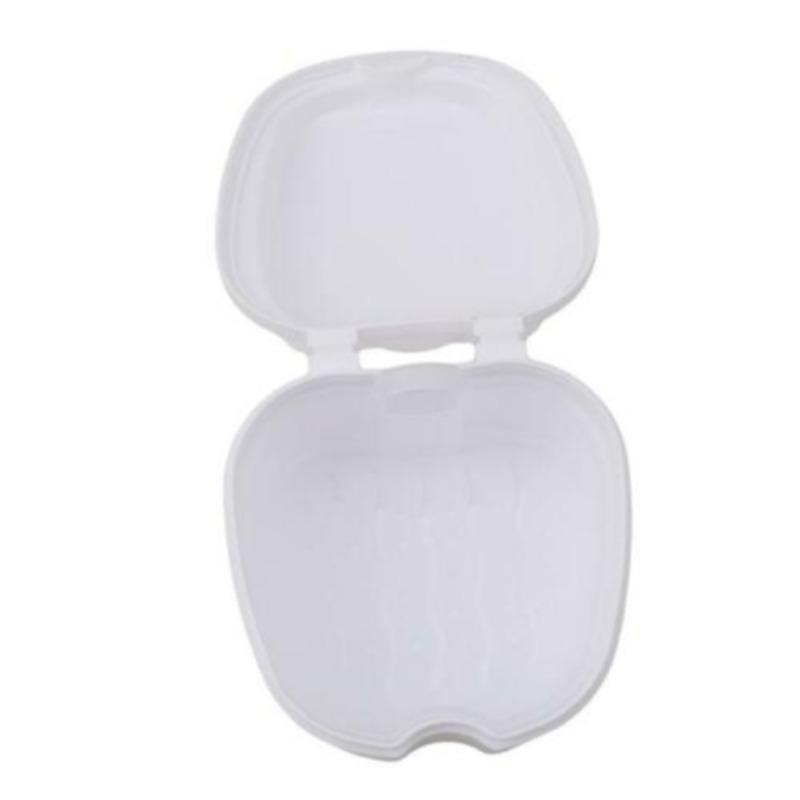 Lock Case Portable Mouth Protection Box Oral Cleaning Fake Dental Prosthetics Storage Box Dental Appliance Orthodontic Box
