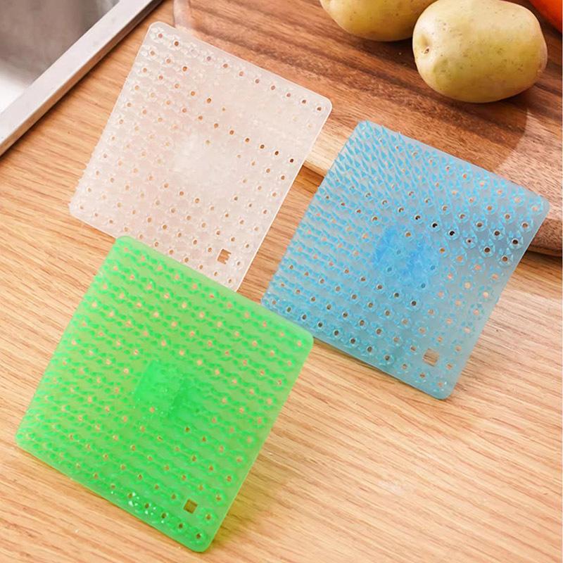 Obst- und Gemüsereinigungsbürste, Küchenspülbeckenablaufkorb-Spaltreinigungsbürste, Fingerüberzug-Gemüsewaschbürste, Multifunktionsbürste