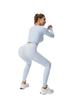 Maßgeschneidertes Europäisches & Amerikanisches Damen-Yogaset: Stoßfester, schnell trocknender Sport-BH & rückenfreies Top für Laufen & Fitness