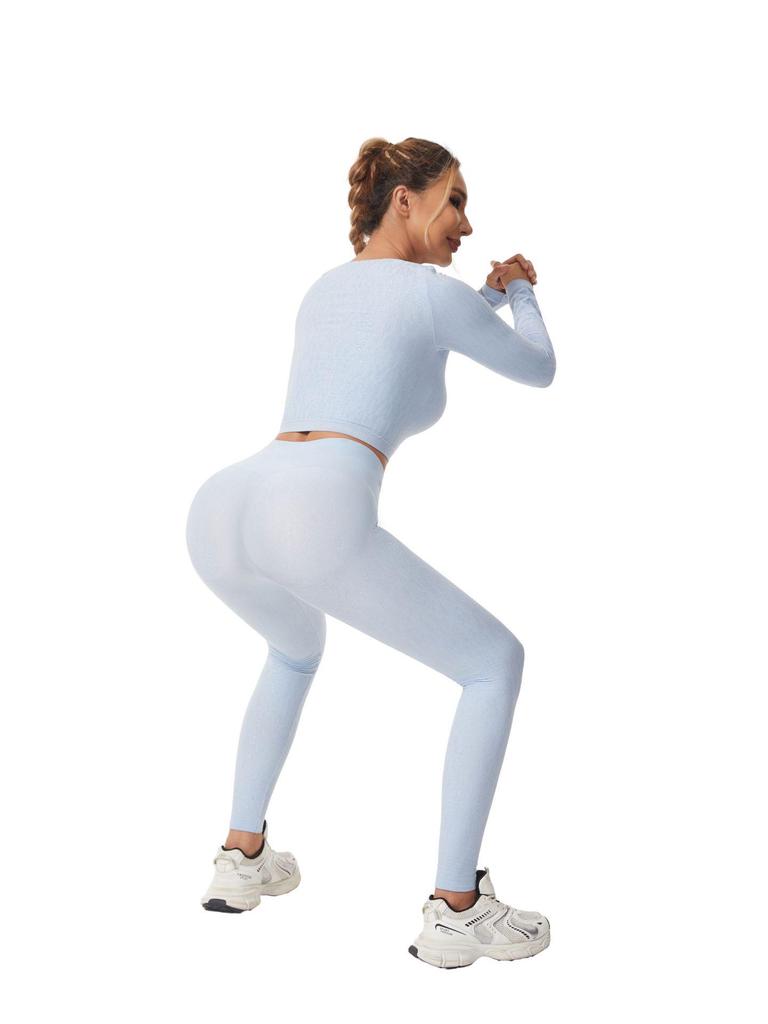 Maßgeschneidertes Europäisches & Amerikanisches Damen-Yogaset: Stoßfester, schnell trocknender Sport-BH & rückenfreies Top für Laufen & Fitness