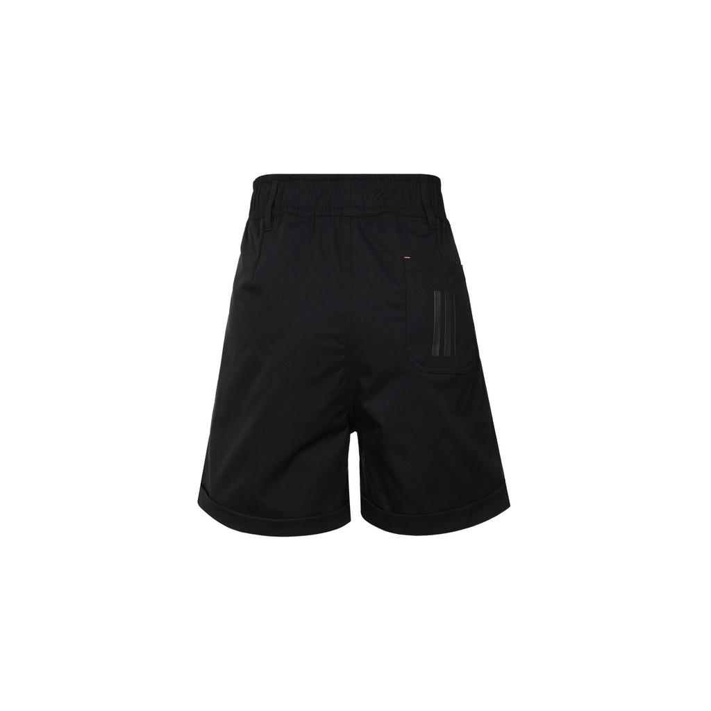 Adidas Neo Solid Color Loose-Fit Athletic Shorts Women Bottoms Black IP3905