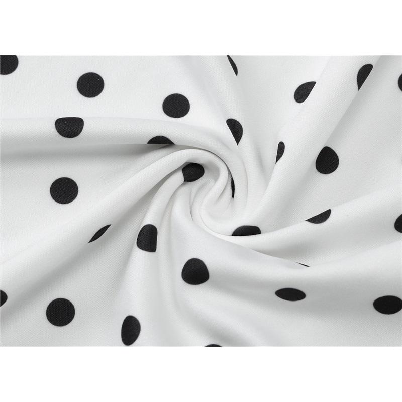 Tooxika Spring New Polka Dot Print Oblique Neck Strap Slim Fit Hip Dress