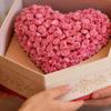 100Pcs Artificial Rose Heads 3.5cm Foam Roses PE Realistic Simulated Flowers for Wedding Party Valentine Gift Home Decoration Bouquet