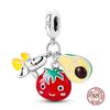 New in Favorite Avocado Charm Bead Charms Bead Charms Fits 3mm Authentic Bracelets copper Women Necklaces Do It Yourself Charm Bead Charms Fine Jewell