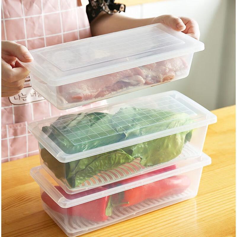 Refrigerator Draining Fresh-keeping Storage Box