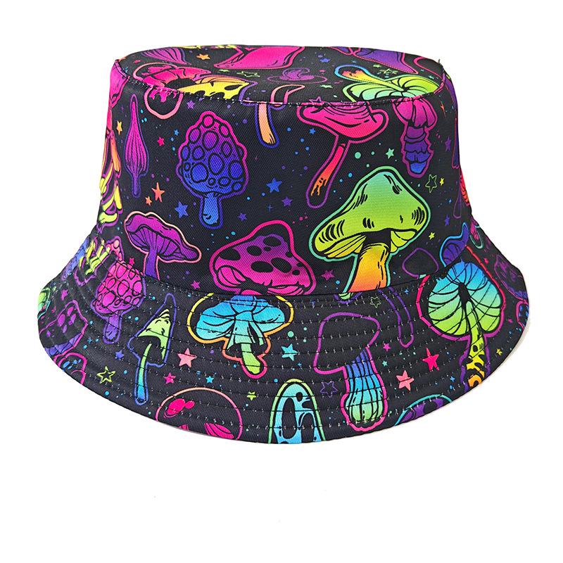 Creative Unisex Double-Sided Cotton Bucket Hat – Versatile Outdoor Sun Protection Accessory
