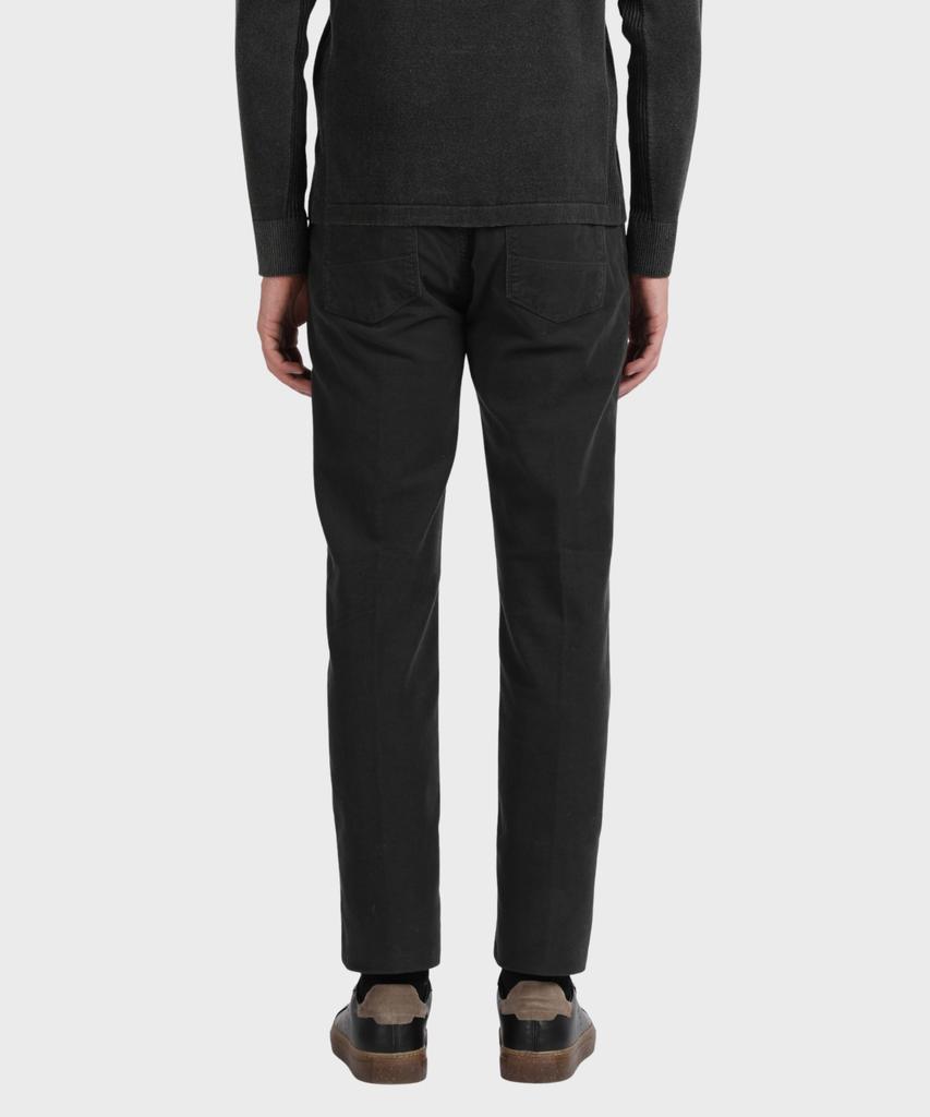 PANICALE Charcoal Regular Fit Classic Cotton Pants
