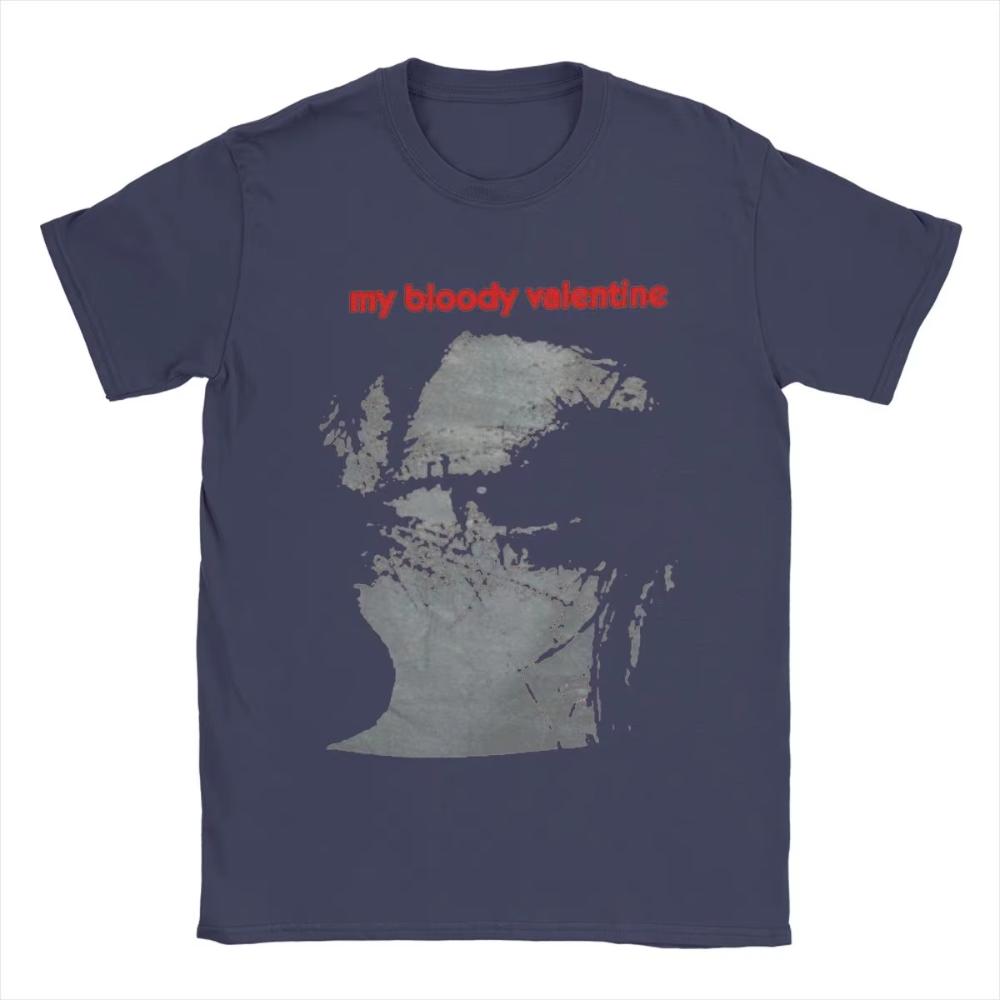 My Bloody Valentine Feed Me Wih Your Kiss T Shirts for Men Women Cotton Vintage T-Shirts Crew Neck Tee Shirt Birthday Present