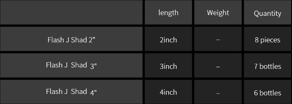 Fish Arrow Soft Lure Flash J Shad 2 Inch 8 Piece Per Pack #27 (4131)