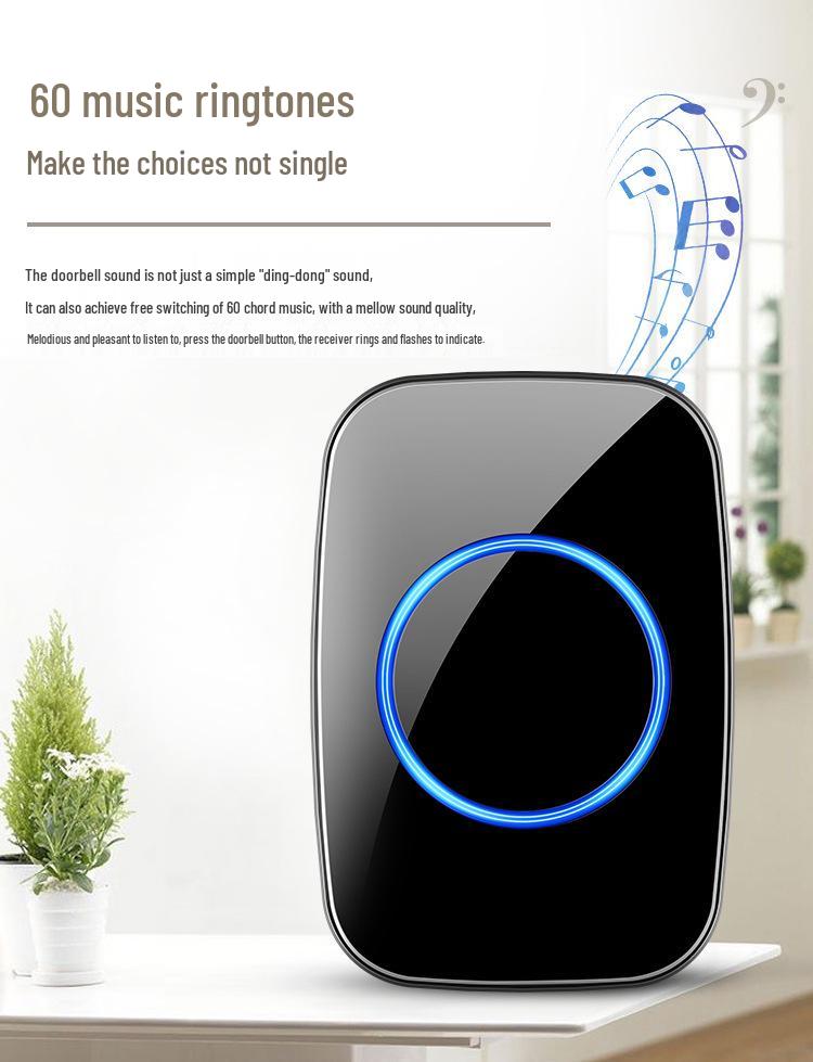 Smart Wireless Long-Range Doorbell for Home & Elderly Use