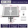 Wutuo Thickened Stainless Steel Outdoor Floor Drain
