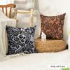 Lace Flower Cushion Cover Natural Linen Organic Fabric DoubleSided Printing Couch Pillow Covers Home Decor