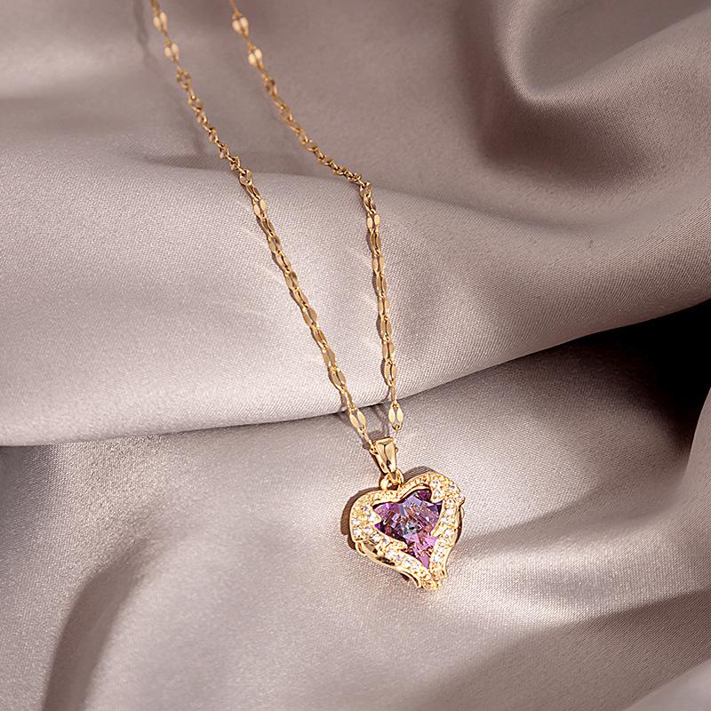 Light Luxury Temperament Collarbone Chain Gentle Pearl Splicing Necklace Multi-Layer Bow Letter Sweet Cool Girl Collar