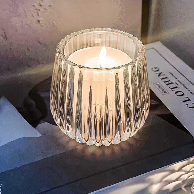 Luxury Crystal Glass Candlestick for Elegant Candlelight Dinner Atmosphere