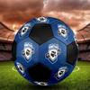 SC Bastia Soccer Ball, Colorful, Suitable for All Ages, Machine-stitched, PVC Material, Competition Grade, Durable and High Bounce