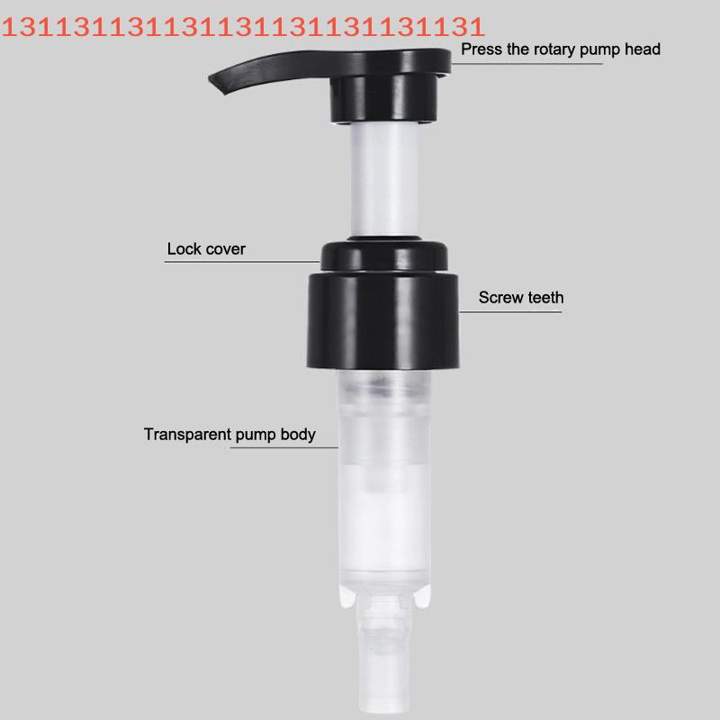 PP Soap Pump Liquid Dispenser Head Round Push Type With 28 Thread Bath Bottle Press Nozzle Lotion Tube For Bath Accessory