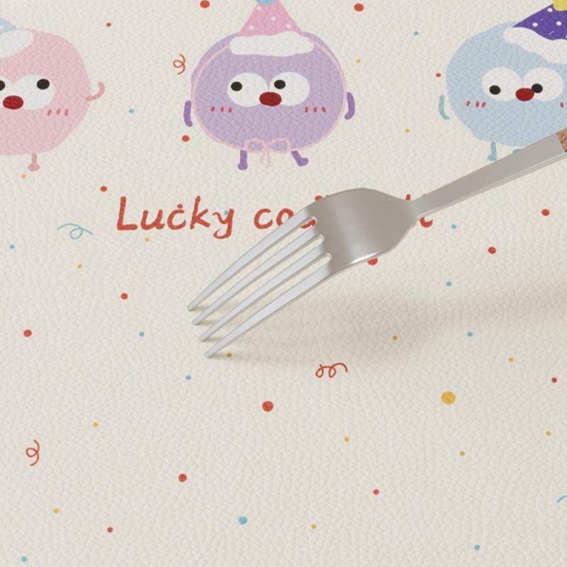 Soft Desk Pad Retro Printed Rectangular Table Cloth Anti Stain No Wash Easy To Maintain Tablecloth Thick Wear-resistant Anti Slip Desktop Mat